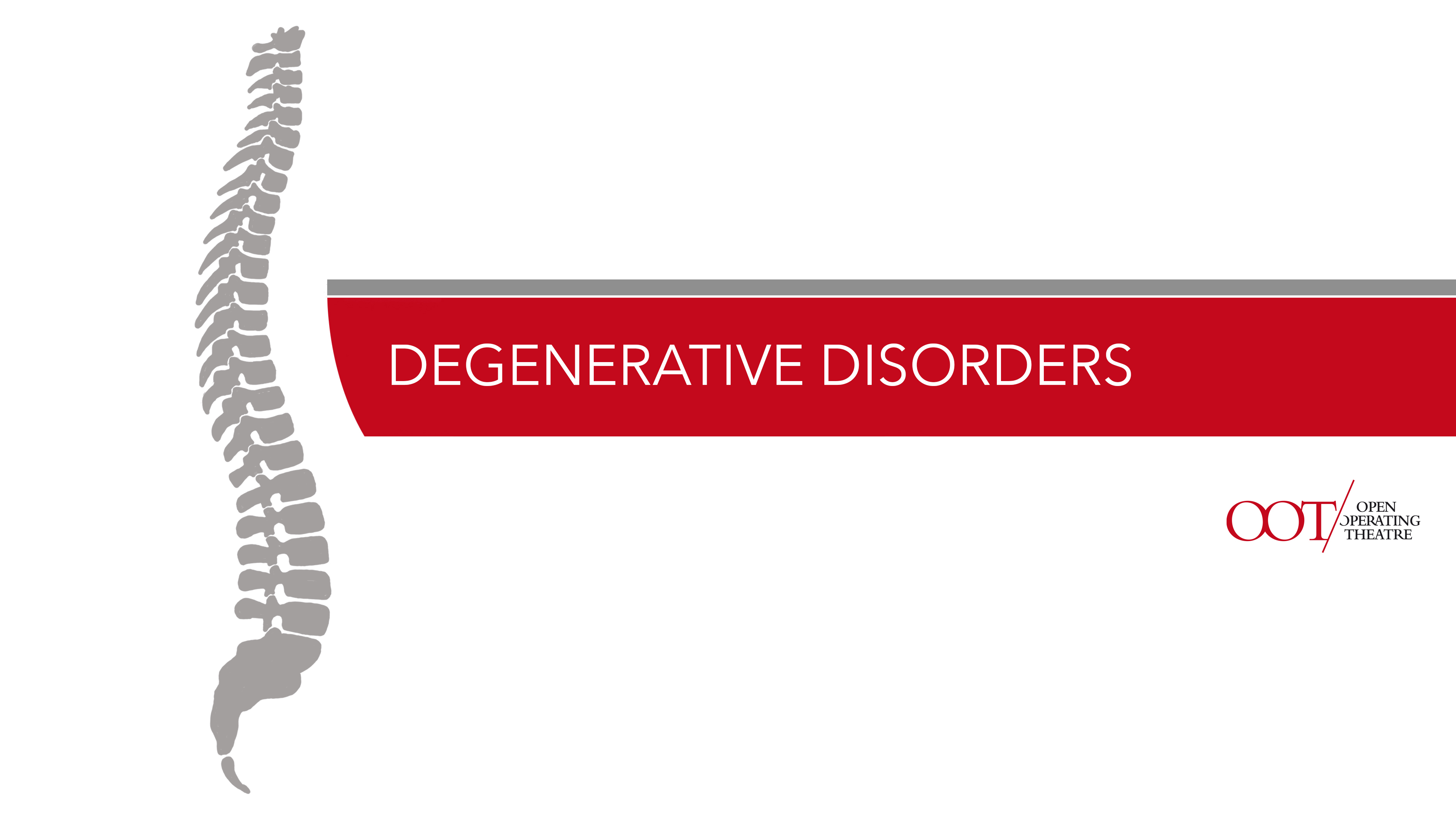 Degenerative disorders