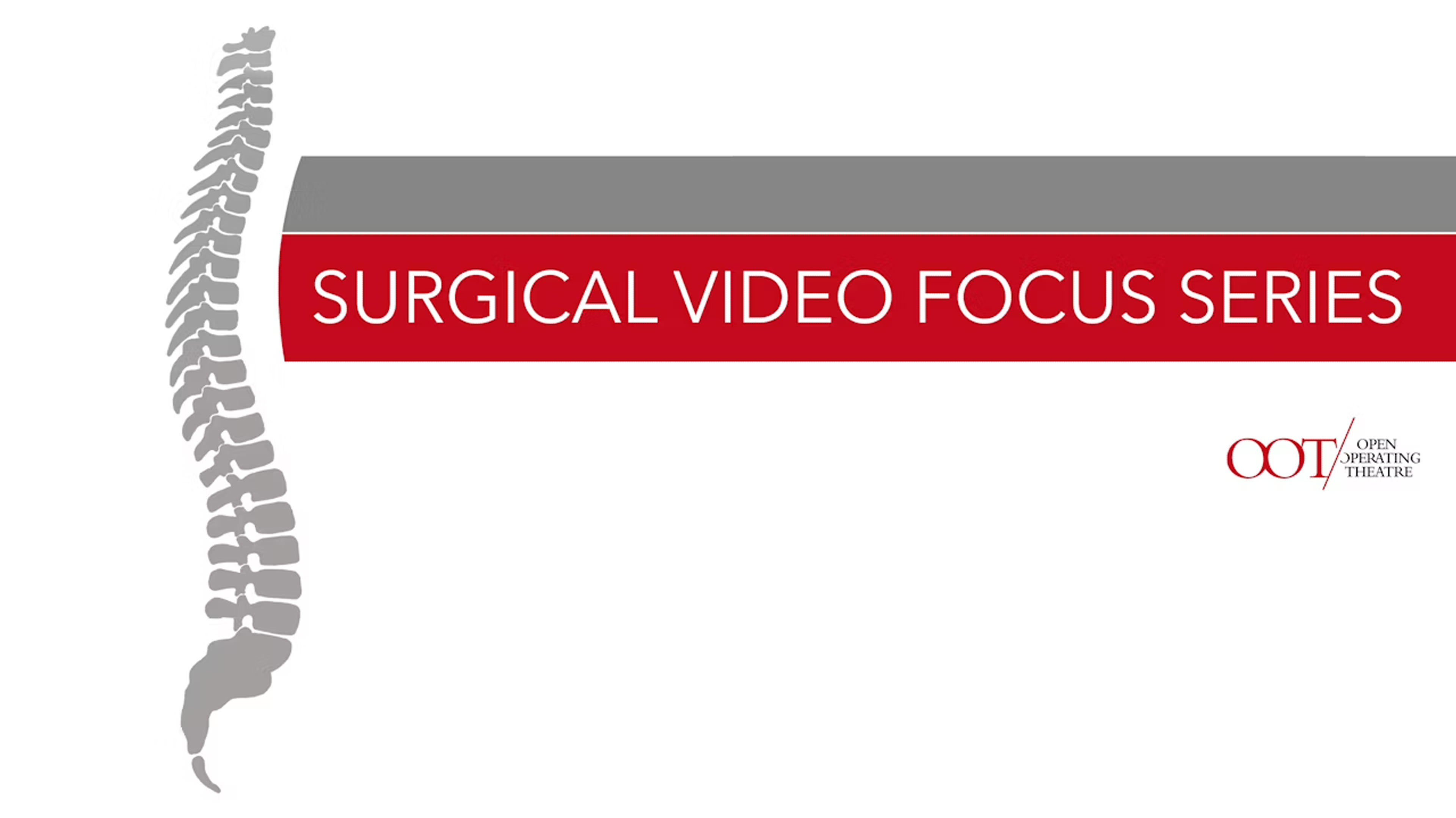Surgical video focus series